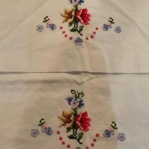 Vintage pillow cases